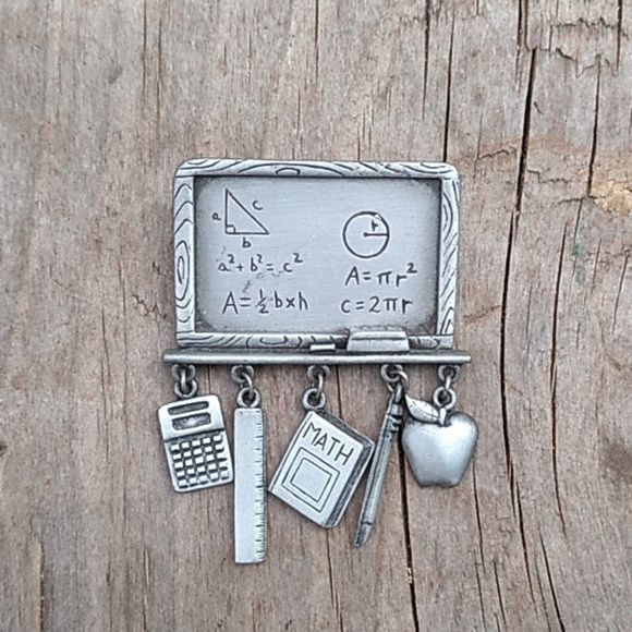 JJ Jewelry - School Brooch Pin JJ